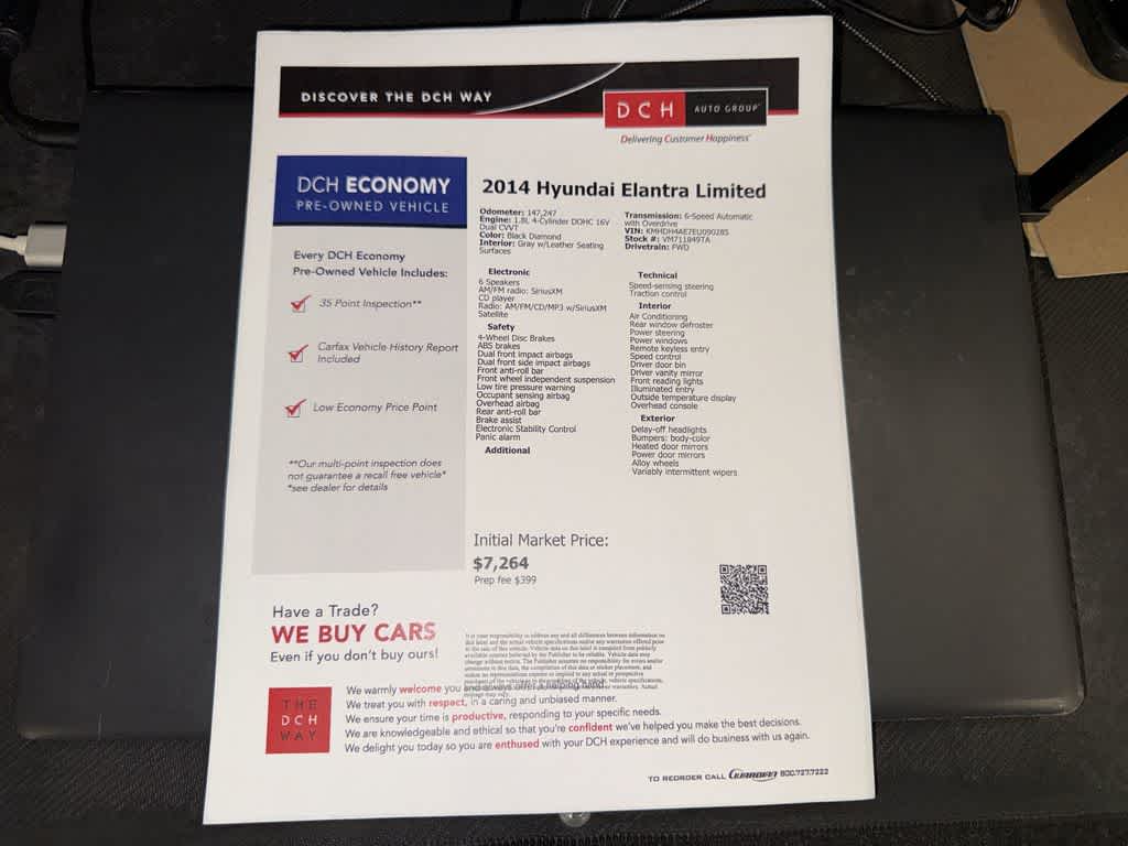 Hyundai Elantra Limited 2014