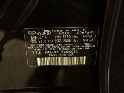 Hyundai Elantra Limited 2014