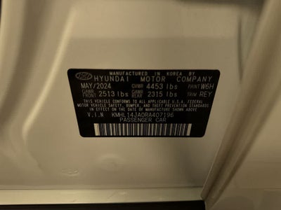 Hyundai Sonata SEL 2024