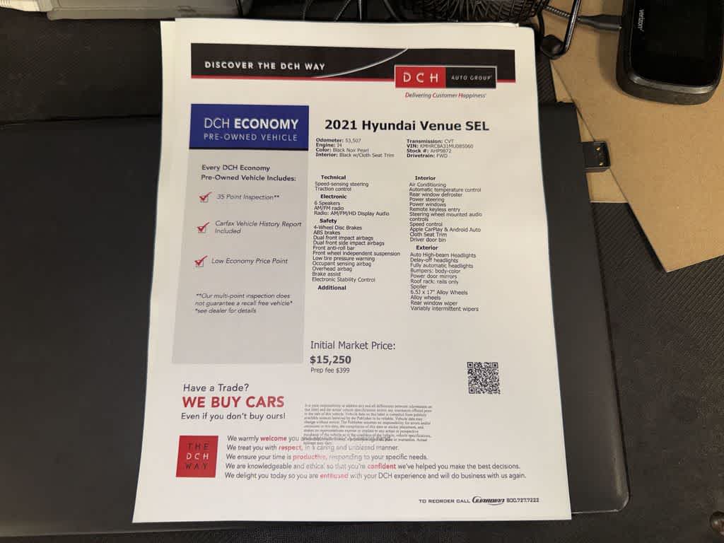 Hyundai Venue SEL 2021