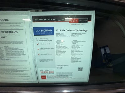 Tecnología del Kia Cadenza 2018