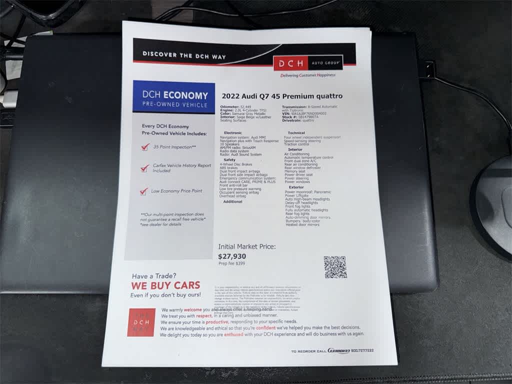 Audi Q7 Premium 2022