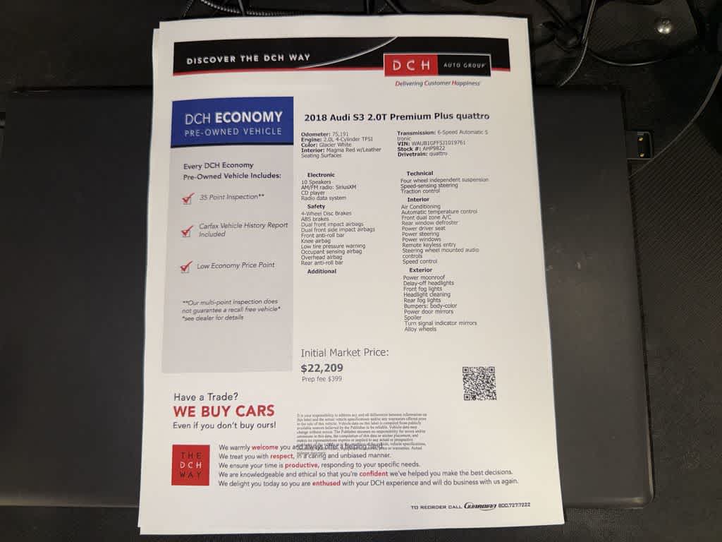 Audi S3 Premium Plus 2018