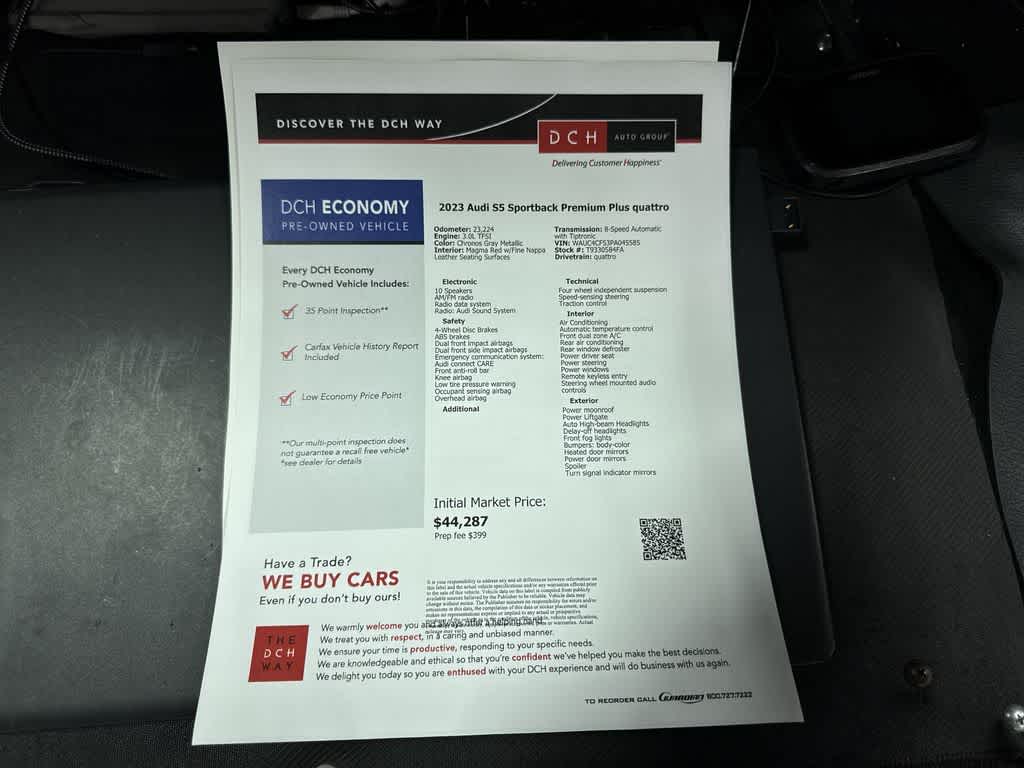 Audi S5 Sportback Premium Plus 2023