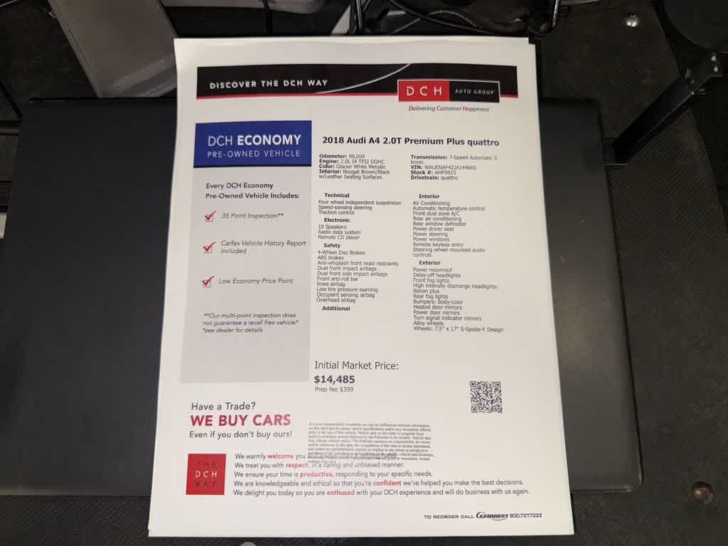 Audi A4 Premium Plus 2018