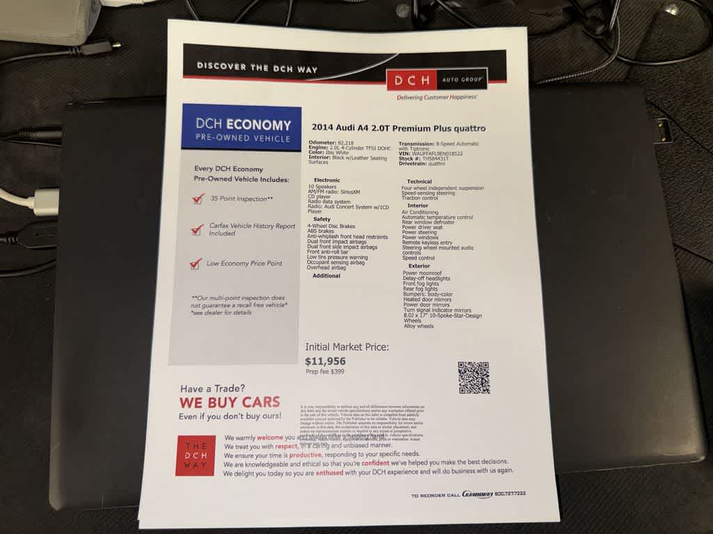 Audi A4 Premium Plus 2014