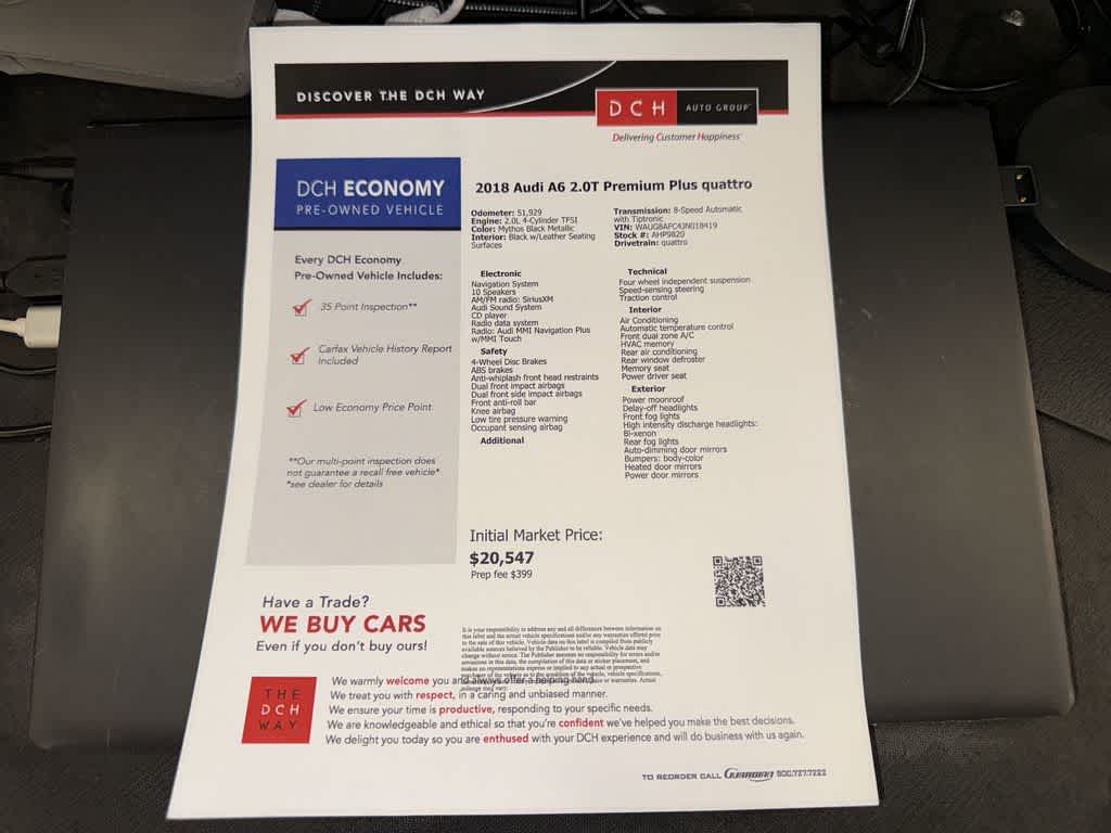 Audi A6 Premium Plus 2018