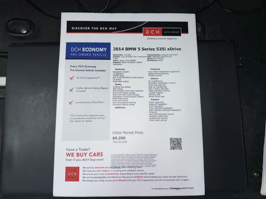 BMW 535i xDrive 2014