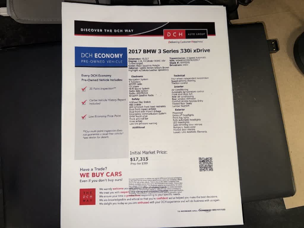 BMW 330i xDrive 2017 330i xDrive