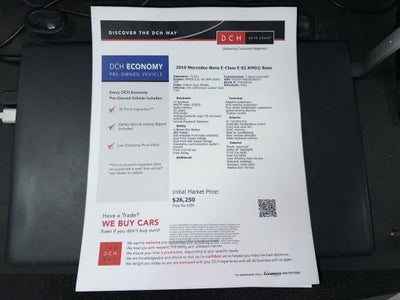 Mercedes-Benz E 63 E 63 AMG® de 2010