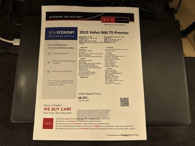 Volvo S60 T5 Drive-E Premier 2015