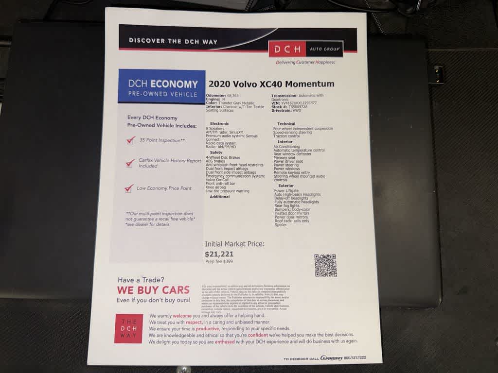 Volvo XC40 Momentum 2020
