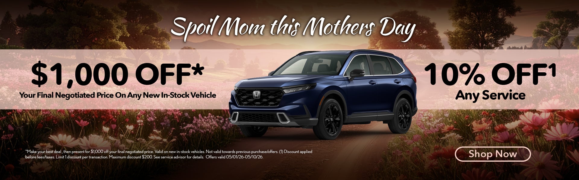Oferta especial por el Día de la Madre