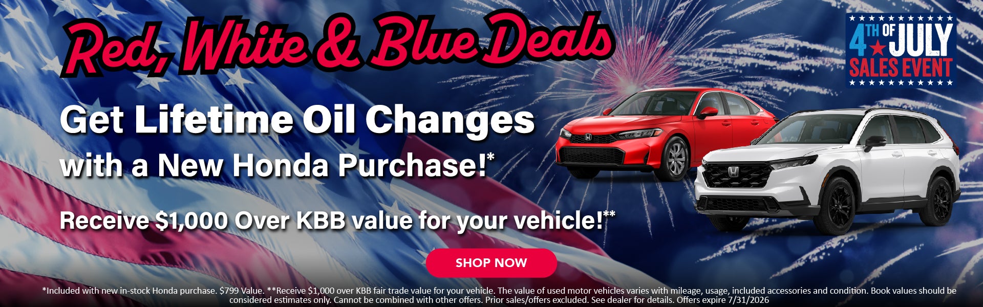 Oferta del 4 de julio